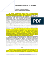 Conceptos de Constitución en La Historia: Ignacio Fernández Sarasola Joaquín Varela Suanzes-Carpegna