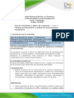 Guia de Actividades y Rúbrica de Evaluación - Unidad 2 - Tarea 3 - Calcular Coordenadas de PI y Análisis Levantamientos Topográficos