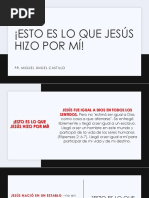 Esto Es Lo Que Jesus Hizo Por Mi