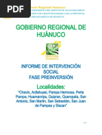 Informe Social Chavin