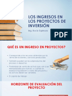 Ingresos en Los Proyectos