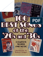 100 Best Songs of The 20s and 30s Noty