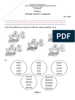 WEEK 2-Kindergarten Worksheets