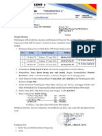 Undangan Pengambilan Raport Kelas VII TP. 2020.2021