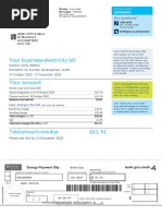 Your Business Electricity Bill: Head Office Mila 60 Mainroad Auchentiber Ka13 2Sr