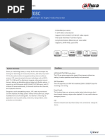 DHI-XVR4104C 4108C Datasheet 20170505