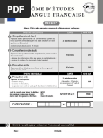 Exemple 3 Sujet Delf b1 TP Document Candidat Production Orale