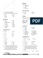 Unit Tests A Answer Key-1