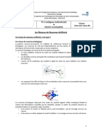 TP 5 Les Reseaux de Neurones Artificiels