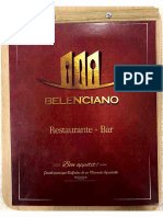 Menu Belenciano Restaurante & Bar