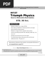 MHT Cet Triumph Physics Mcqs Based On STD Xii Syllabus MH Board 12111