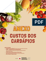 Anexo - Custo Dos Cardápios