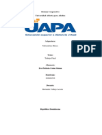 Trabajo Final. Matematica Basica 