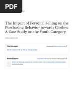 The Impact of Personal Selling On The Purchasing Behavior Towards-With-Cover-Page-V2