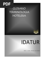 Glosario Terminologia Hotelera