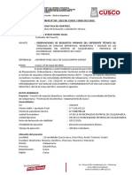 Informe ... - Observaciones Transferencia Espacios Recreativos Colquemarca