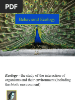 Behavioral Ecology