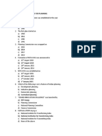 Multiple Choice Questions For Planning