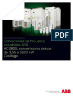 ACS800 Single Drives Catalog - ES - Revl