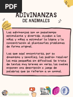 Adivinanzas de Animales