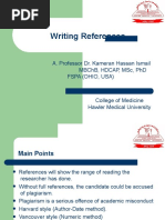 Writing References