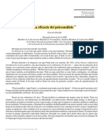 La Eficacia Del Psicoanalisis. Graciela Brodsky 1