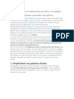 10 Reglas para Que La Comunicación Sea Eficaz