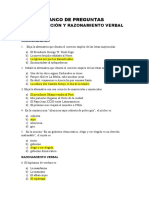 Banco de Preguntas de Comunicacion - Viva Esperanza 2021 - Prof Jose Luis Sencara