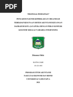 Tugas Proposal Penelitian Akuntansi Keperilakuan Ratna Sari (18.121.018) A1 Universitas Yapis Papua