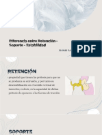 Diferencia Entre Retención - Soporte - Estabilidad