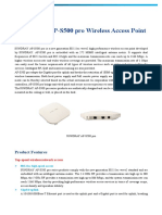 SUNDRAY AP-S500 Pro Wireless Access Point: Product Overview