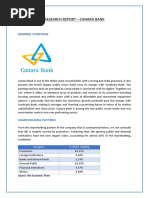 Finlatics Research - Canara Bank Detailed Report