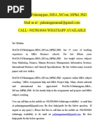 Get Ready Annamalai MBA 2nd Year Assignment Solution 2021-2022 Call 9025810064