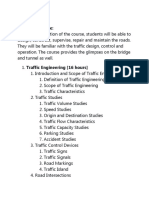 Transportation Engineering II TU Syllabus