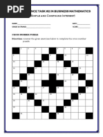 Performance Task #2 in Business Mathematics (Module 7)