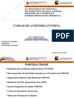 Presentación de Auditoria Enero Febrero Marzo 2021