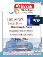 GSGP's II PUC Special Drive (07) - EM Waves, Semiconductor Electronics, Communication Systems