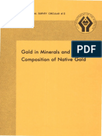 Gold in Minerals and The Composition of Native Gold