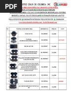 Ketos LISTA DE PRECIOS POR MAYOR BOGOTA FEBRERO 03 2021 ESPECIAL