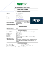 Material Safety Data Sheet Product Name: Chitosan: Jonathan@mbfi - Co.za