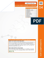 Parts For Video Cassette Repair: Section 04