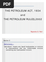 Petroleum Act 1934 - Rules 2002 Presentation