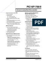 PIC16F1788/9: 8-Bit Advanced Analog Flash Microcontroller