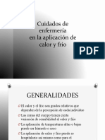 Asistencia Con Medios Fisicos Calor y Frio