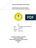 Farashyella Lumintang Ragazasusilo - Laporan Praktikum Manajemen Ternak Unggas - Acara Pemeliharaan Ayam Pedaging