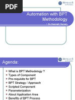 Automation With BPT Methodology: by Gopinath Gurram