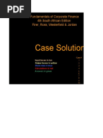 Excel Solutions To Cases