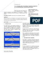 Determinación de La Aceleración, Velocidad Y Desplazamiento Utilizando Acelerómetros Micromaquinados