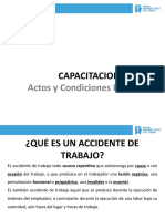 Capacitación Actos y Condiciones Inseguras