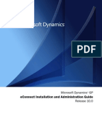 Econnect Installation and Administration Guide: Microsoft Dynamics GP